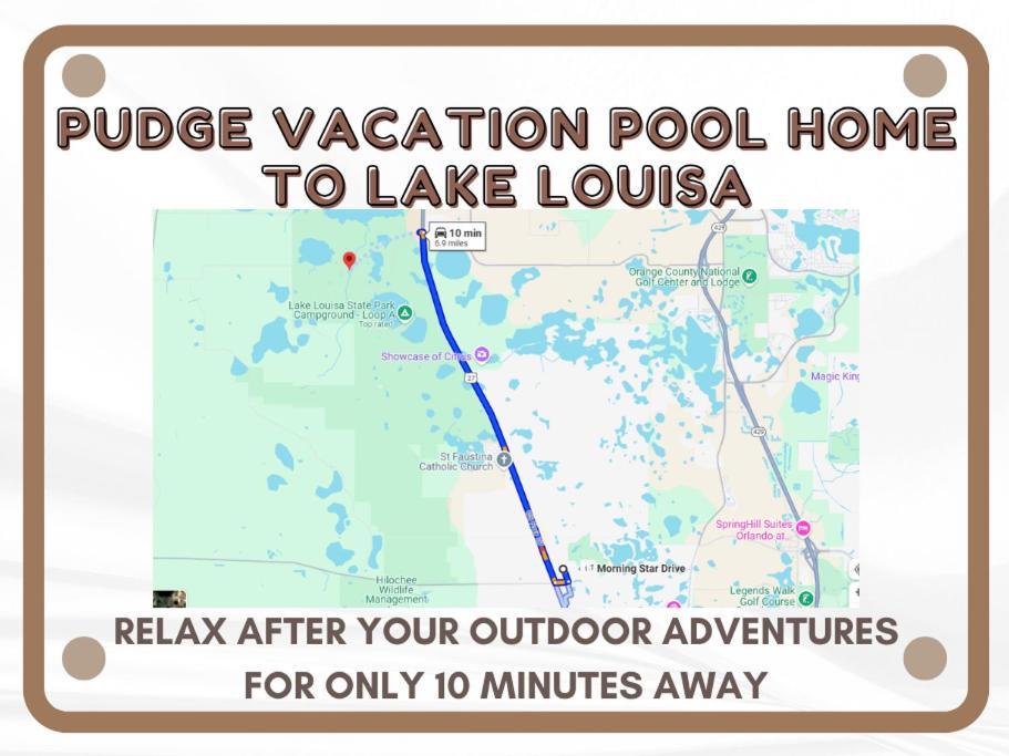 Pudge Vacation Poolspa Home Near Disney Ορλάντο Εξωτερικό φωτογραφία