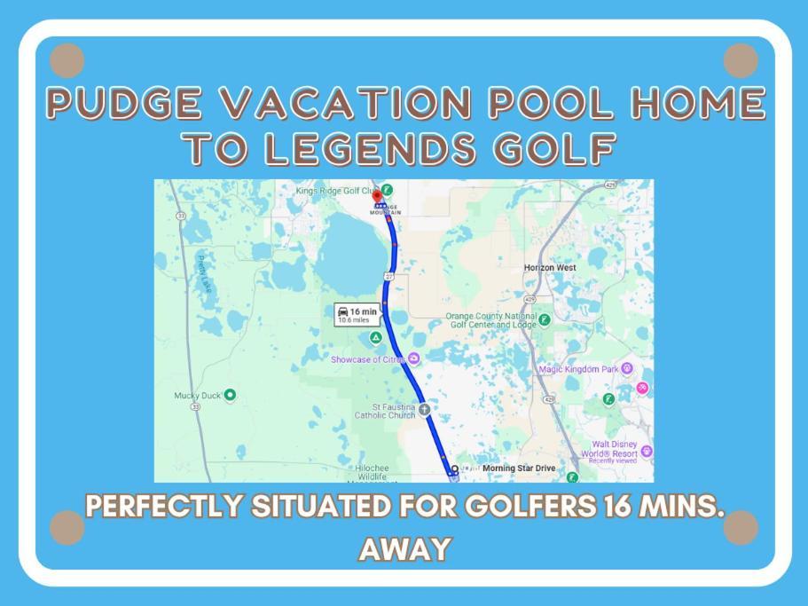 Pudge Vacation Poolspa Home Near Disney Ορλάντο Εξωτερικό φωτογραφία